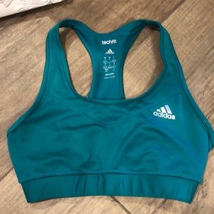 Adidas Sports Bra - Small - Teal/Turquoise